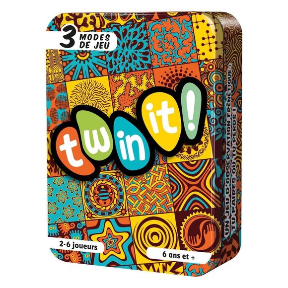 TWIN IT! Tin Box Hand-Eye Coordination Card Game Age 6+ New Sealed - Picture 3 of 14